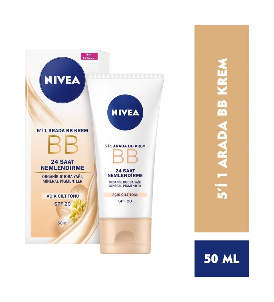 Nivea Nemlendirici Bb Krem Açık Ton 50Ml