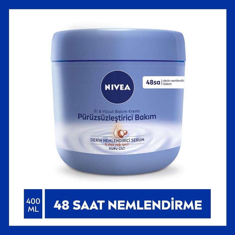 Nivea Pürüzsüzleştirici El ve Vücut Bakım Kremi 400 ml