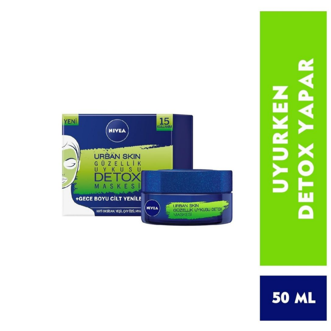 Nivea Urban Skın Güzellik Uykusu Gece Maskesi 50 Ml