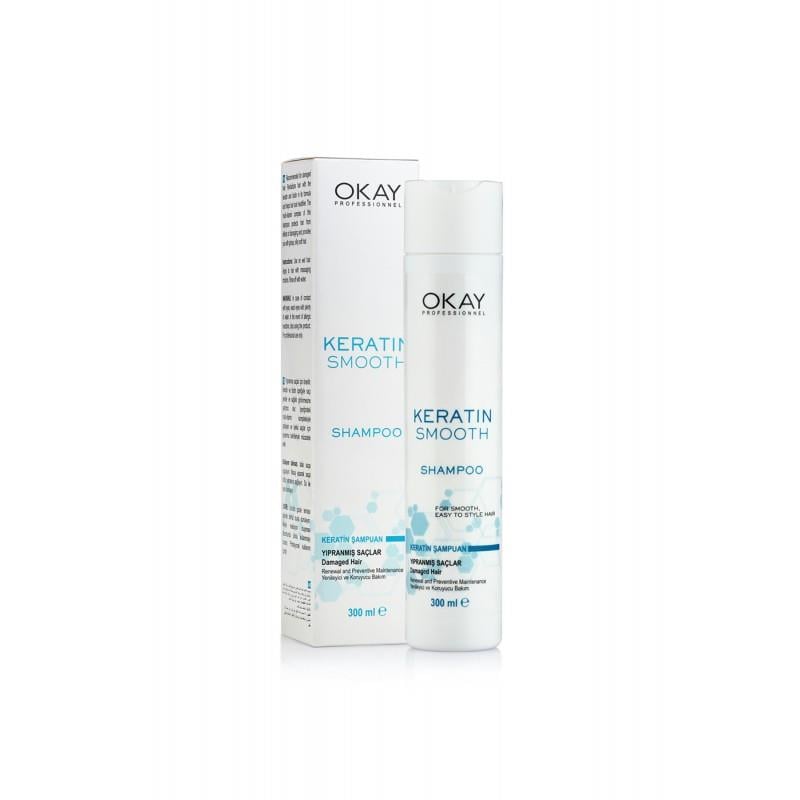 Okay Smooth Keratin Onarıcı Şampuan 300 ml