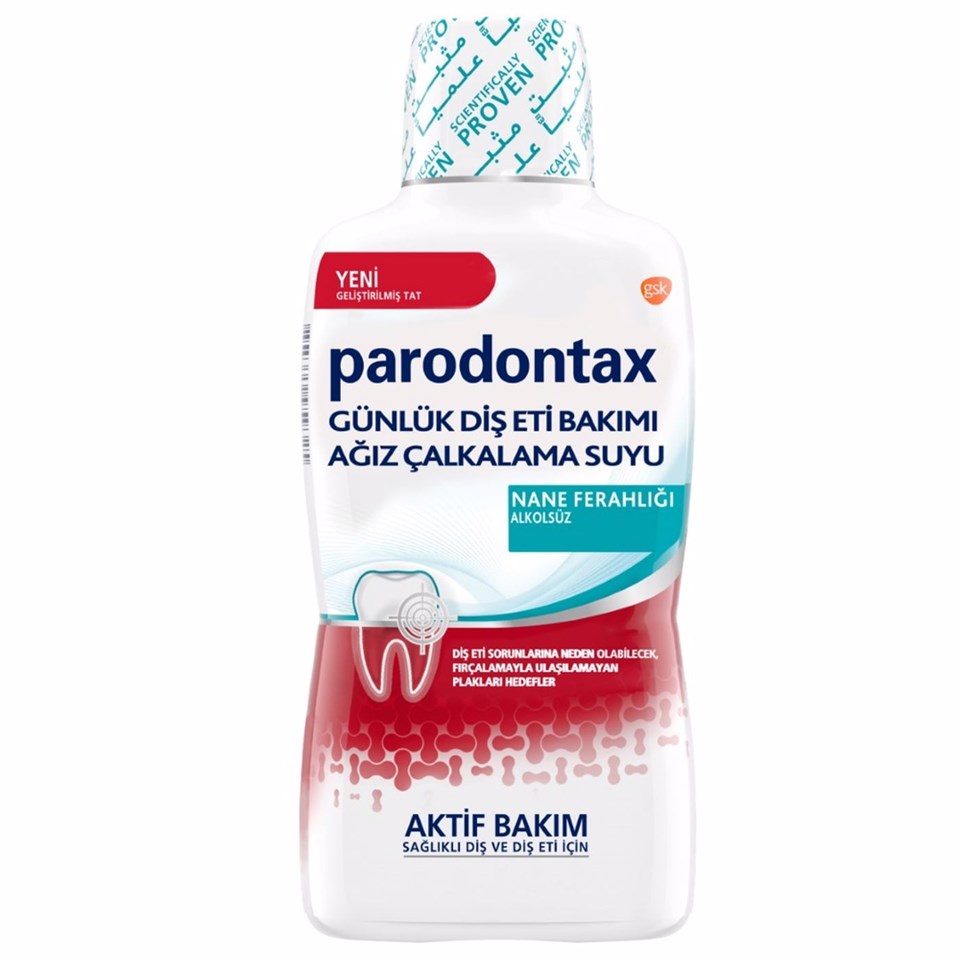 Parodontax Ağız Suyu Nane Ferahlığı 500 ml
