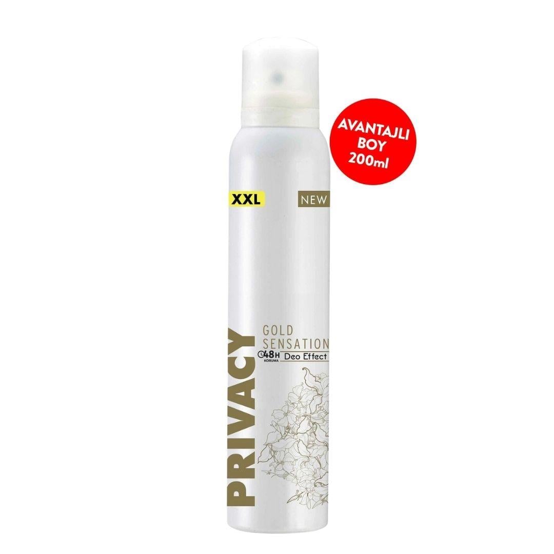 Privacy Gold Women Kadın Deodorant, 200  ml
