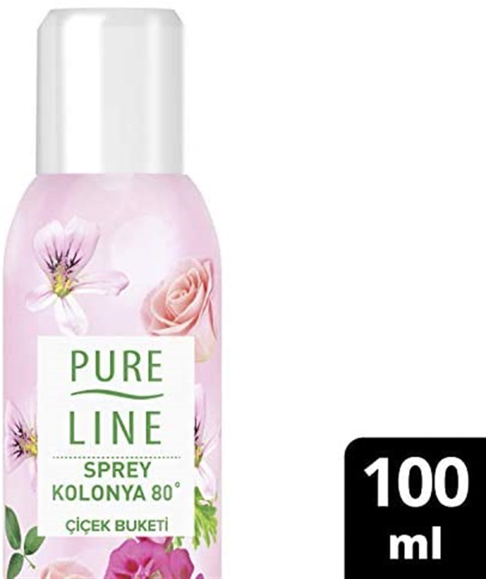 Pure Line Sprey Kolonya Çicek Buketi 100ml