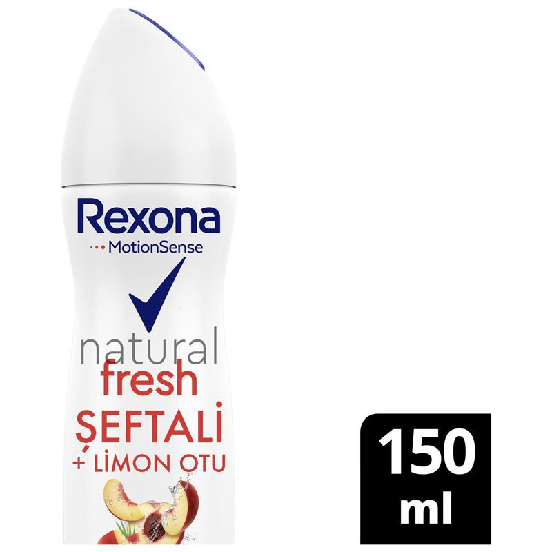 Rexona Natural Fresh Şeftali ve Limon Otu Kadın Deodorant 150ml