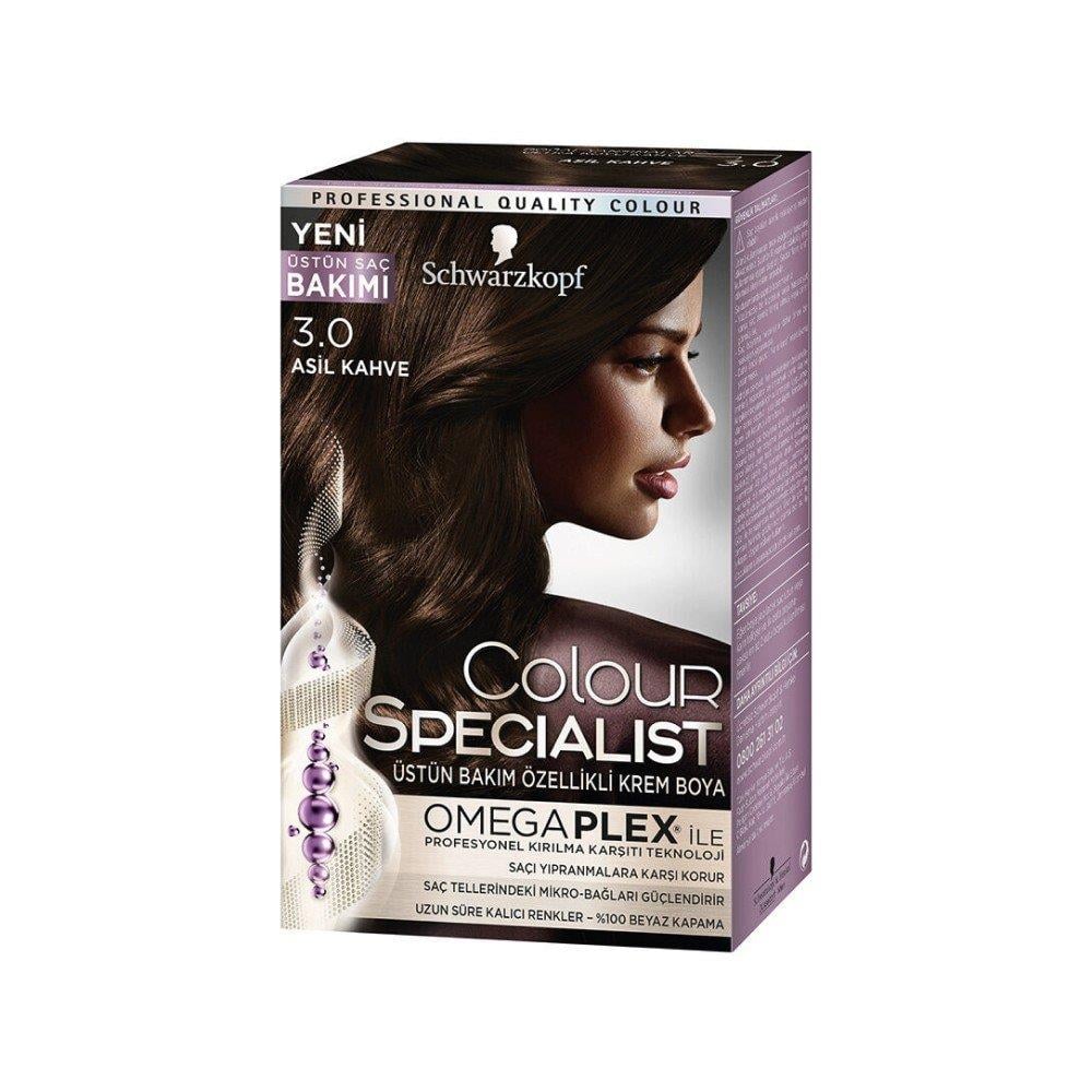 Schwarzkopf Colour Specialist Saç Boyası Asil Kahve 3-0