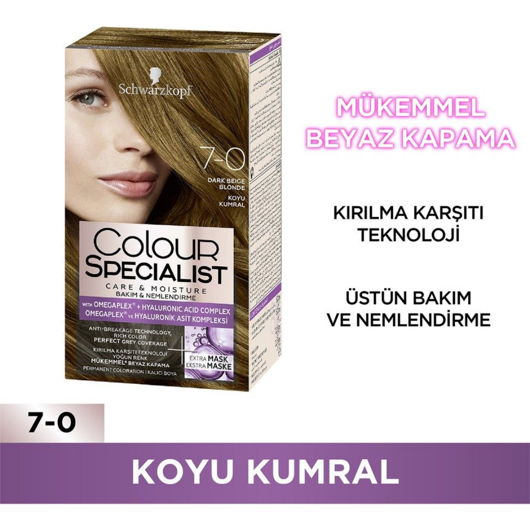 Schwarzkopf Colour Specialist Saç Boyası 7-0 Koyu Kumral