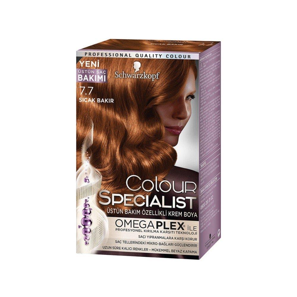 Schwarzkopf Colour Specialist Saç Boyası 7-7 Sıcak Bakır yeni