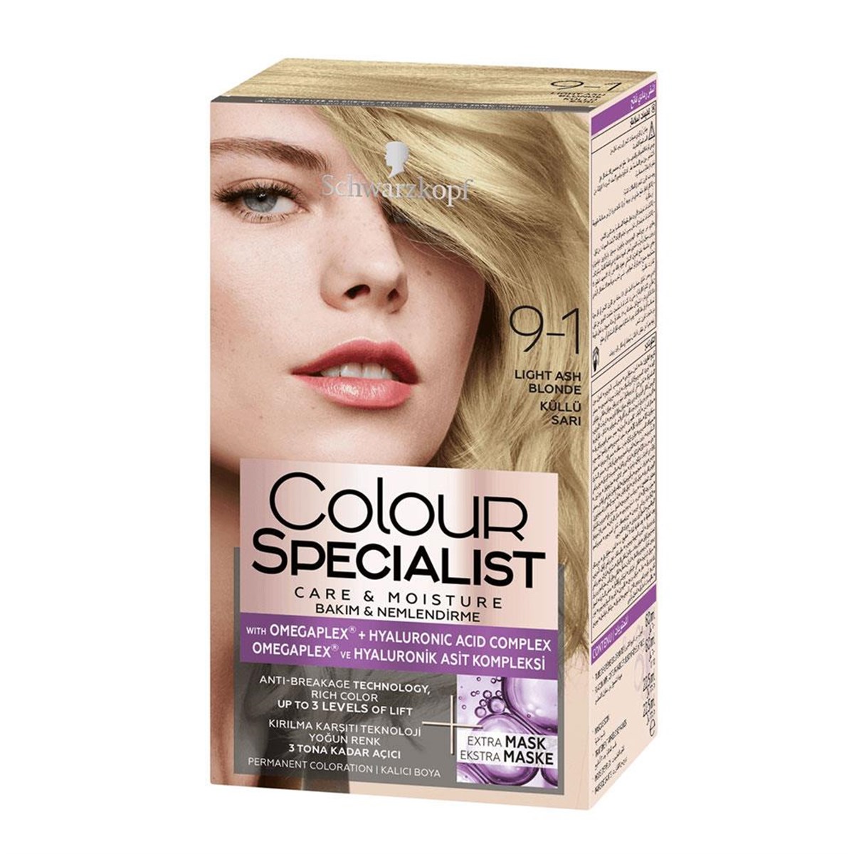 Schwarzkopf Colour Specialist Saç Boyası 9-1 Küllü Sarı