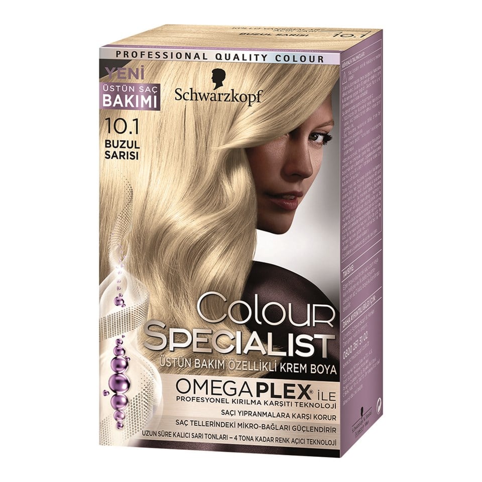 Schwarzkopf Colour Specialist Saç Boyası 10-1 Küllü Açık Sarı