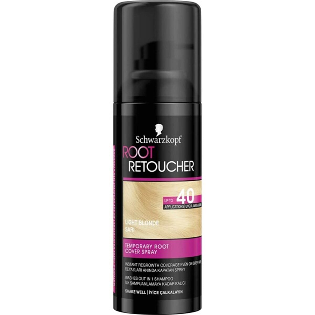 Schwarzkopf Root Retoucher Beyazları Anında Kapatan Sprey Boya Sarı 120 ml