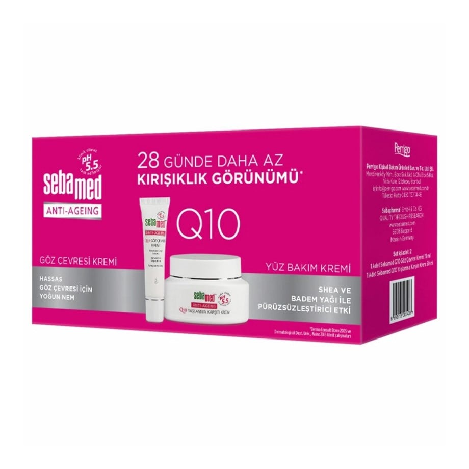 Sebamed Q10 Göz Çevresi Kremi 15 ml & Yüz Bakım Kremi 50 ml Set