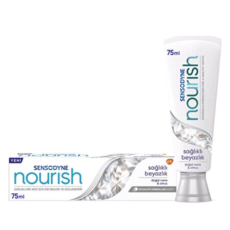 Sensodyne Nourish Sağlıklı Beyazlık Diş Macunu 75ml
