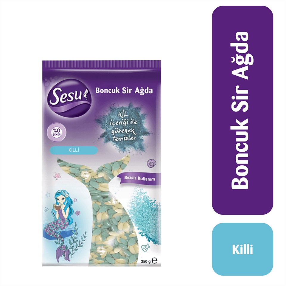 Sesu Boncuk Ağda Killi 250 gr