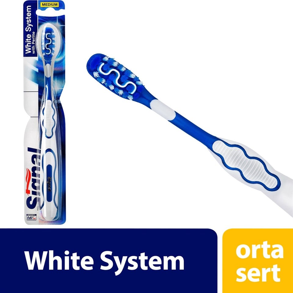 Signal Diş Fırçası White System Orta Sert
