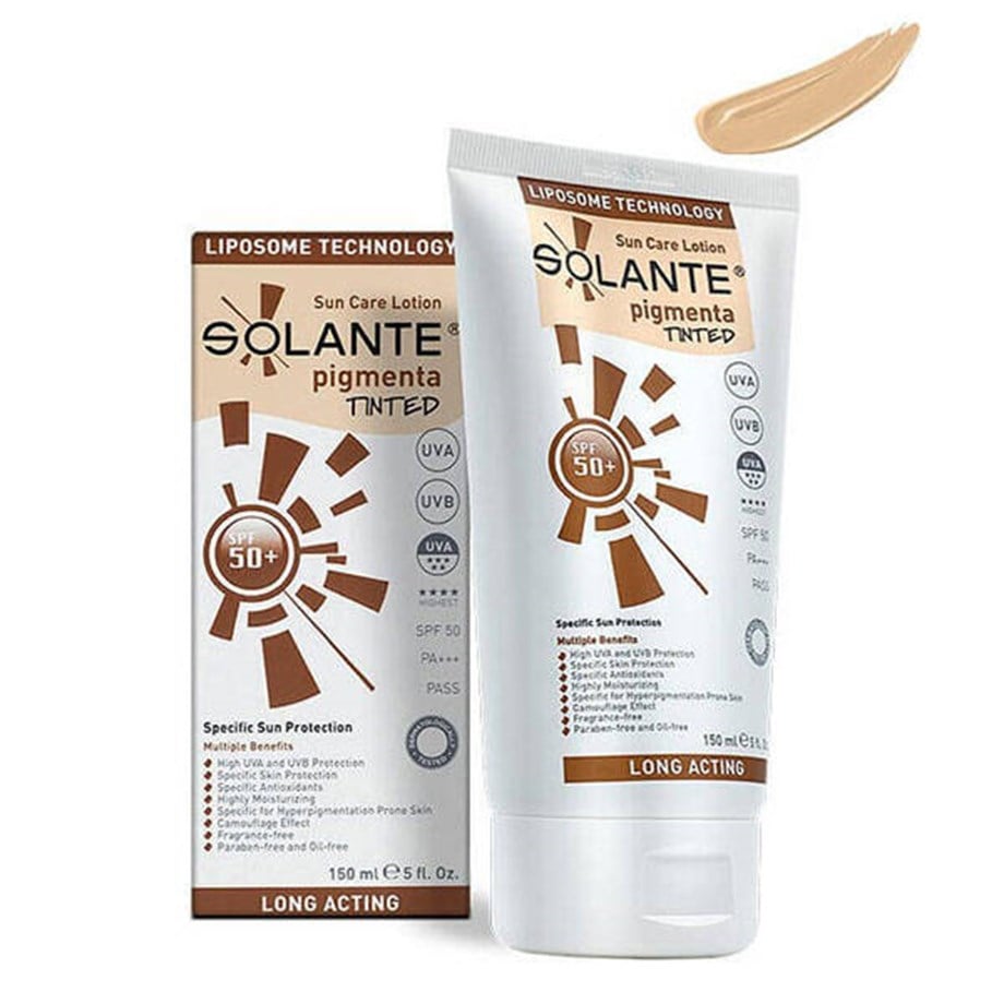 Solante Pigmenta Tinted Spf 50 150 ML Renkli Güneş Kremi