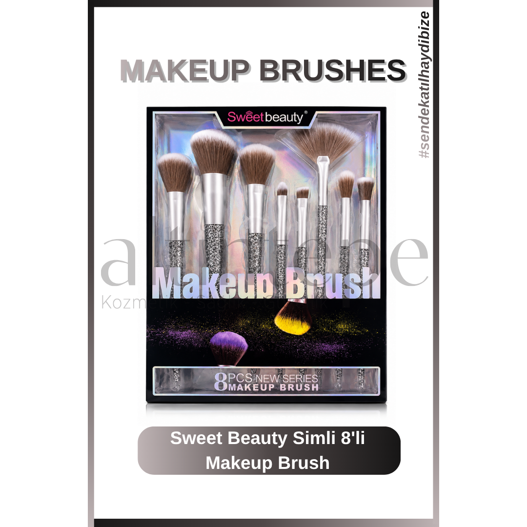Sweet Beauty Simli 8'li Makeup Brush 