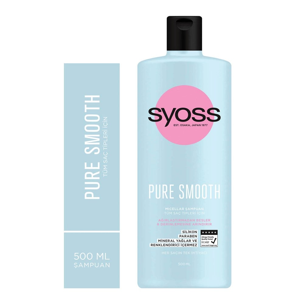 Syoss Pure Micellar Şampuan 500 ml