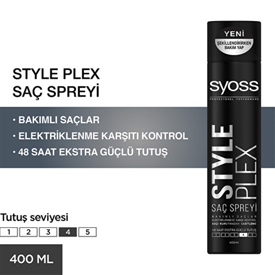 Syoss Style Plex Saç Spreyi 400 ml