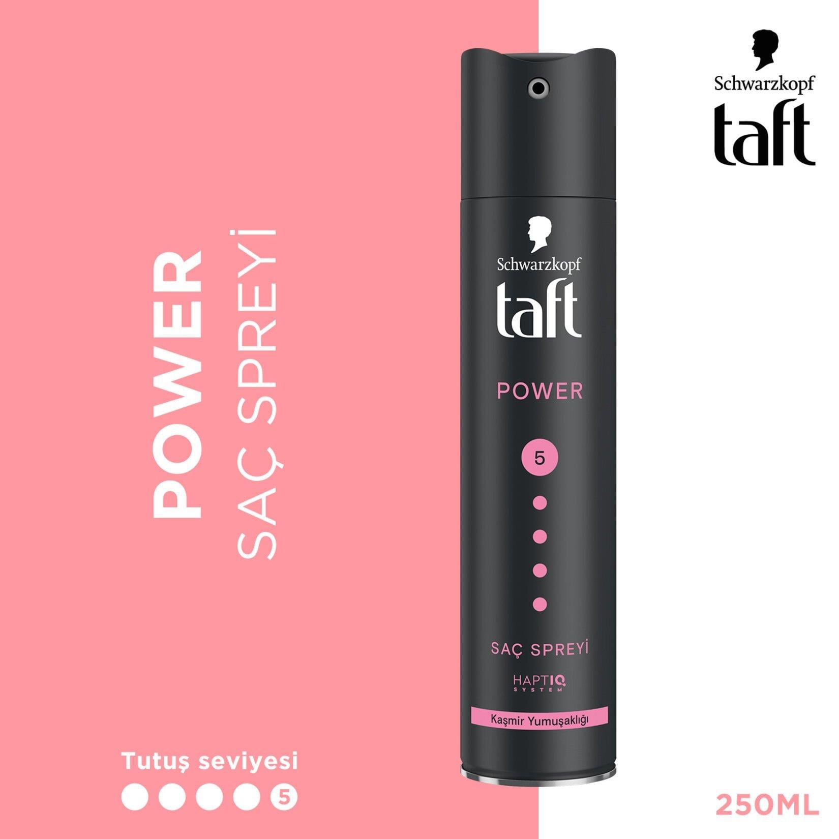 Taft Power Kaşmir Dokunuşu Mega Güçlü Saç Spreyi 250 ml