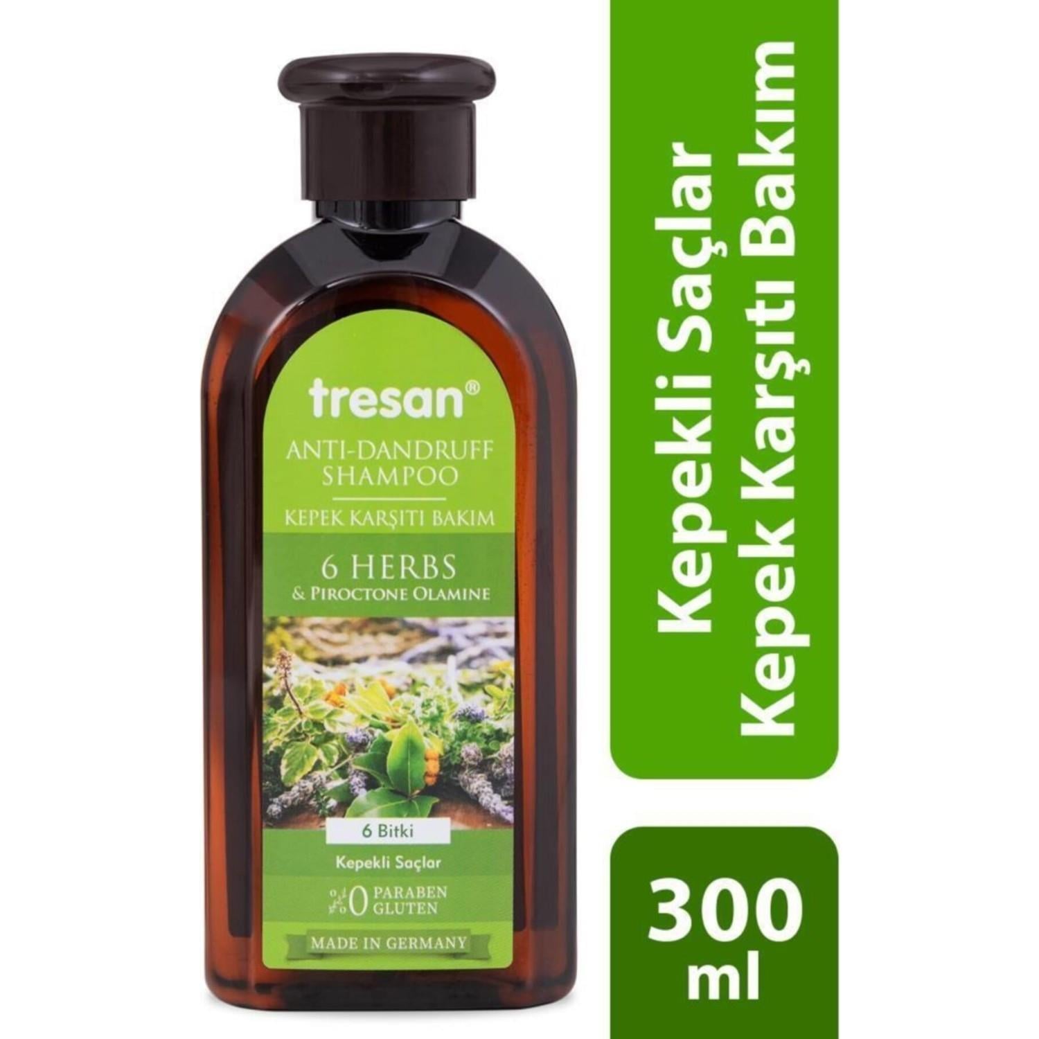 Tresan 6 Bitki Kepek Karşıtı Bakım Şampuanı Kepekli Saçlar 300 ml