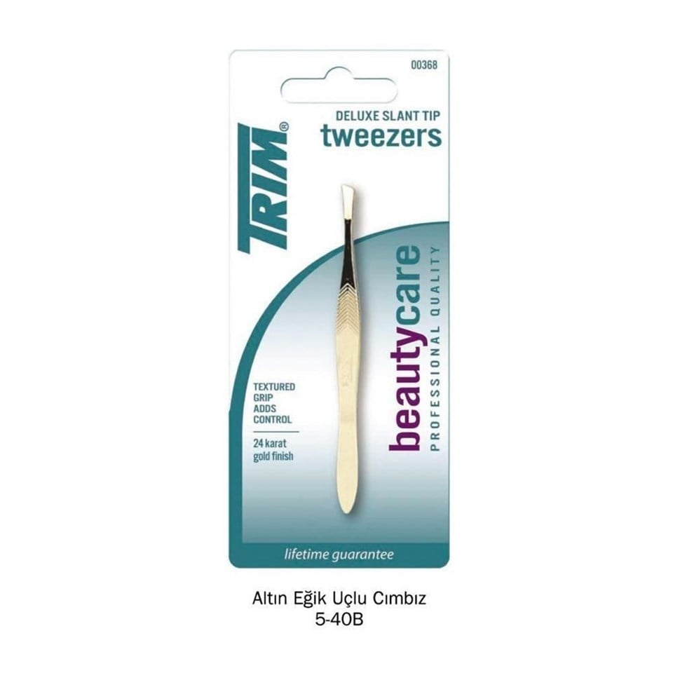 Trim Cımbız Altın Eğik Uçlu 00368