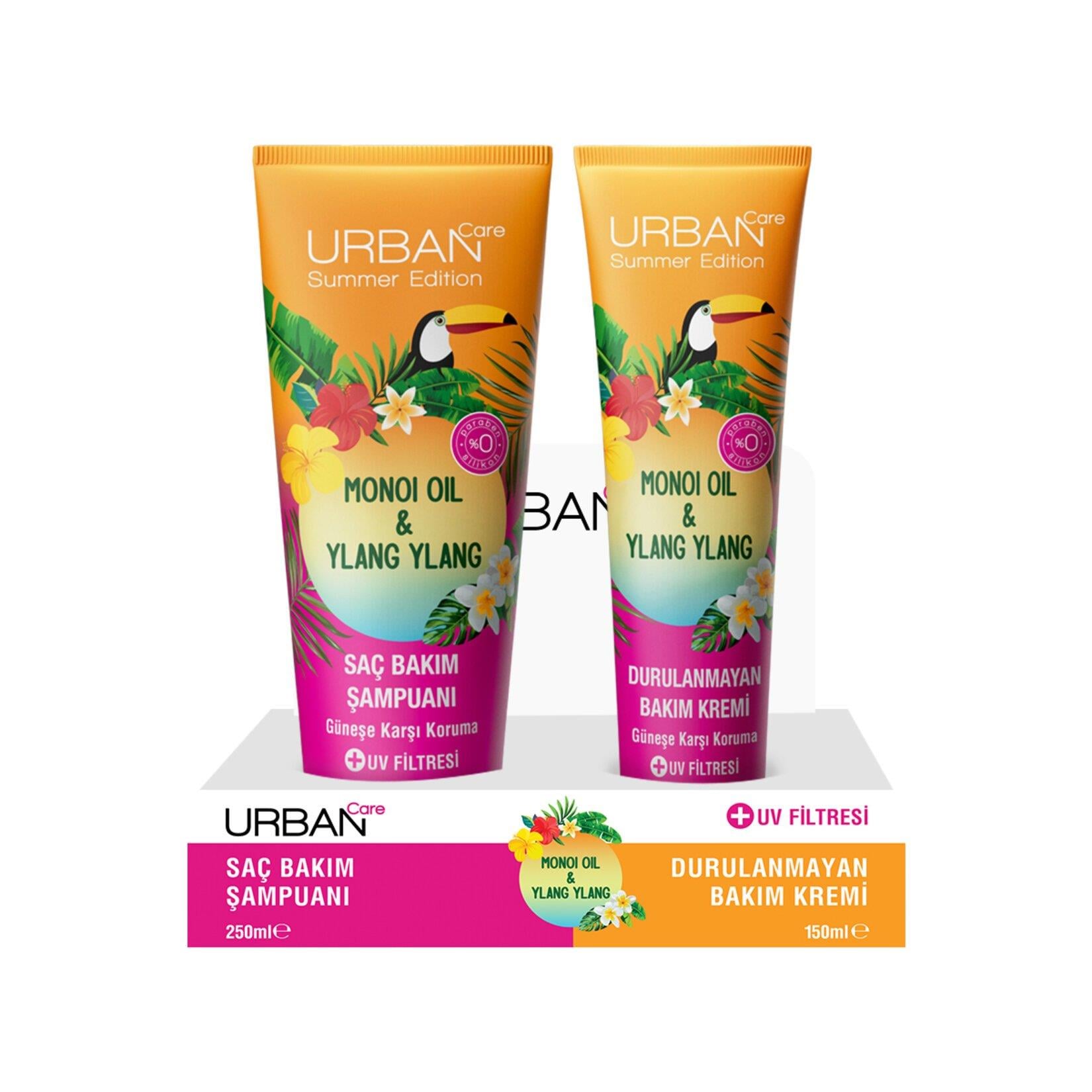 Urban Care Monoi Yağlı Şampuan 250Ml + Krem 150 Ml