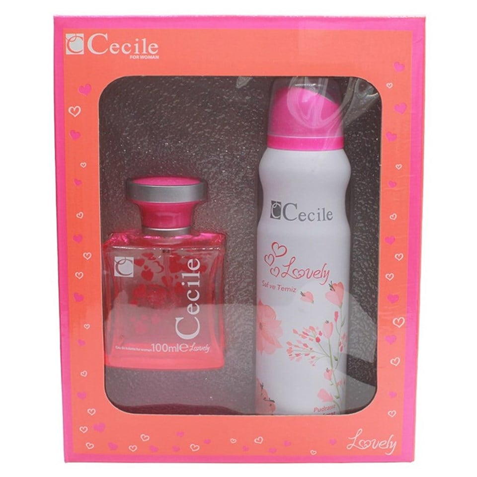  Cecile Lovely Kadın Set Parfüm 100 ml Edt ve 150ml Deodorant