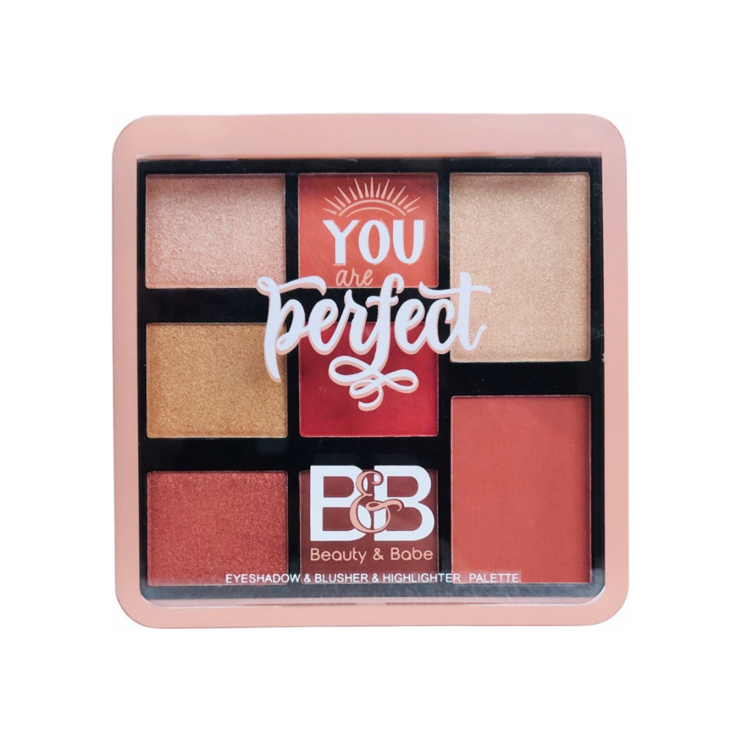  Eyeshadow & Blusher & Hıghlıghter palette 01