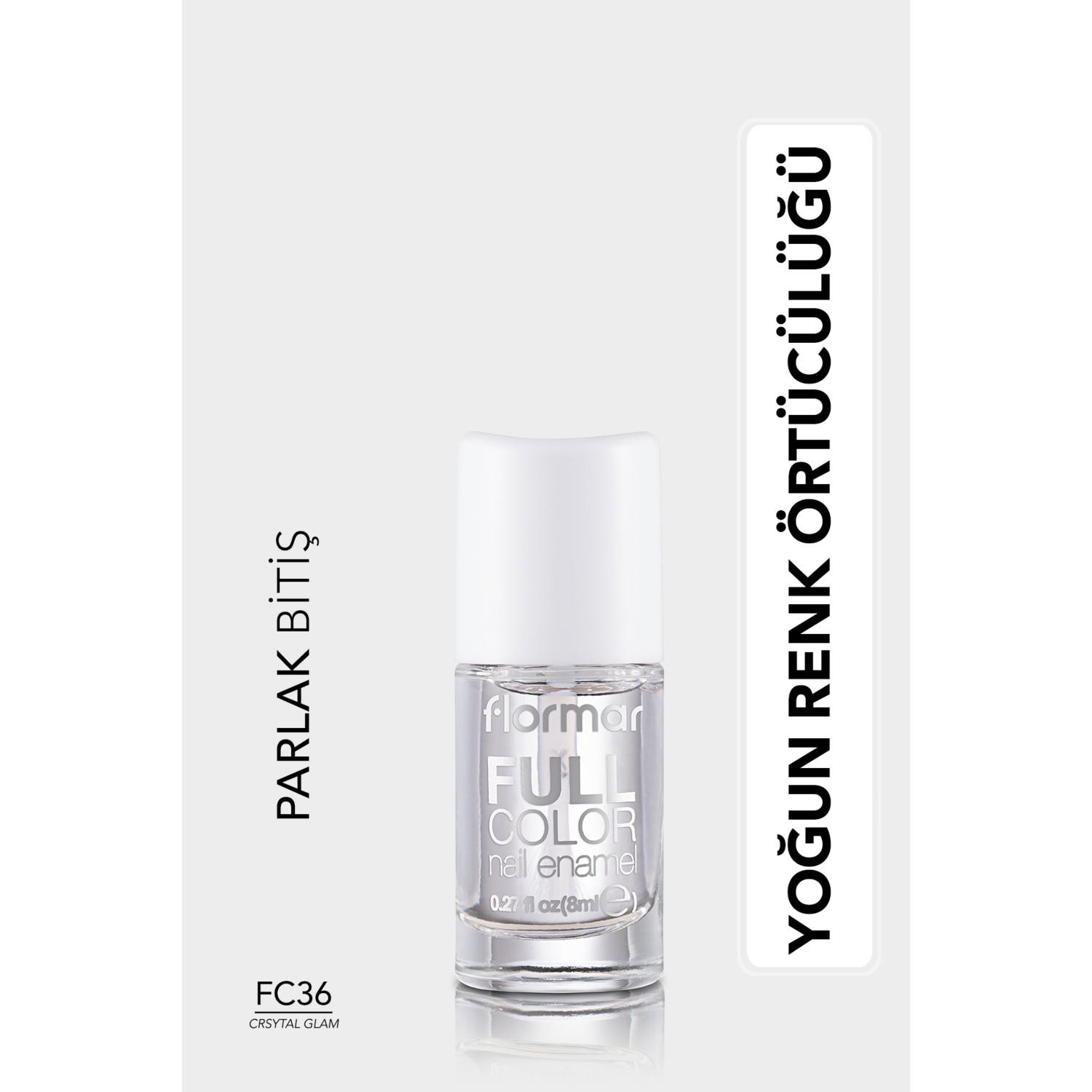  FLORMAR FULL COLOR NAIL ENAMEL - FC36 CRSYTAL GLAM