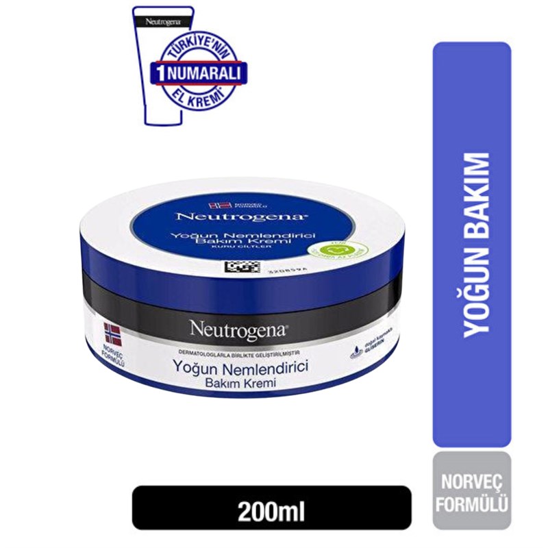  Neutrogena Yoğun Bakım Kremi 200 ml