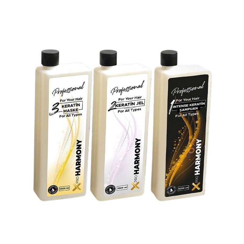 X ProHarmony Keratin Saç Bakım Seti 3'lü Şampuan + Keratin Jel + Maske,  Altintepeshop.com'da En Uygun Fiyatlar