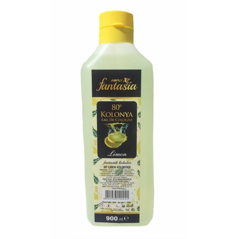 AİRFLY FANTASİA LİMON KOLONYASI 900 ML