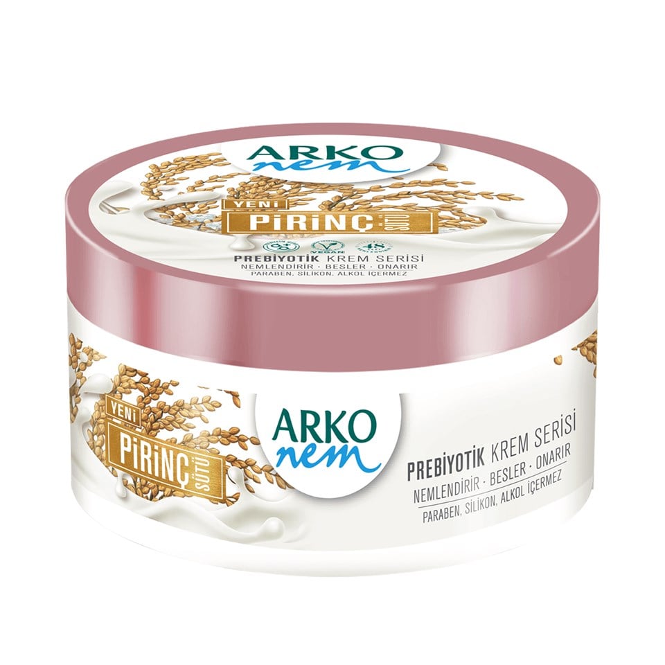 Arko Nem Prebiyotik El ve Vücut Kremi Pirinç Sütü 250 ml