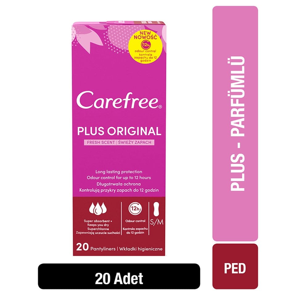 Carefree Refresh Fresh Günlük Ped 20 Adet