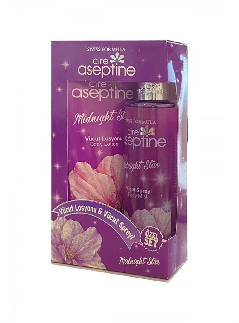 Cire Aseptine Vücut Losyonu & Vücut Spreyi Midnight Star 200 Ml + 200 Ml