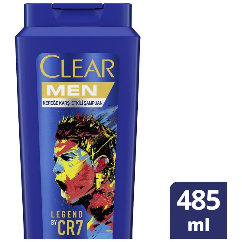 Clear Men Kepeğe Karşı Etkili Şampuan Legend By Cristiano Ronaldo Limited Edition 485 ML