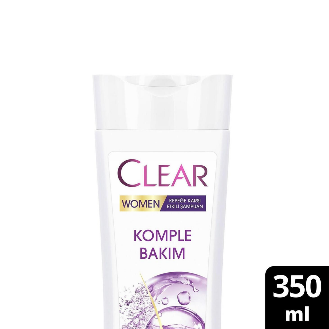 Clear Women Kepeğe Karşı Etkili Şampuan Komple Bakım 350 ml