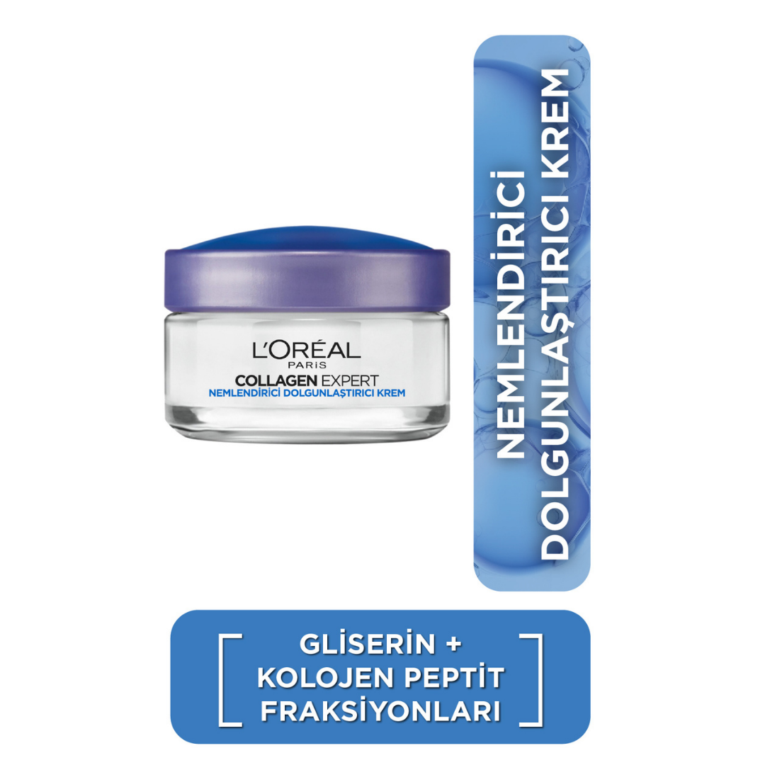 Collagen Expert Kırışıklık Karşıtı Nemlendirici ve Dolgunlaştırıcı Yüz Bakım Kremi 50 ml