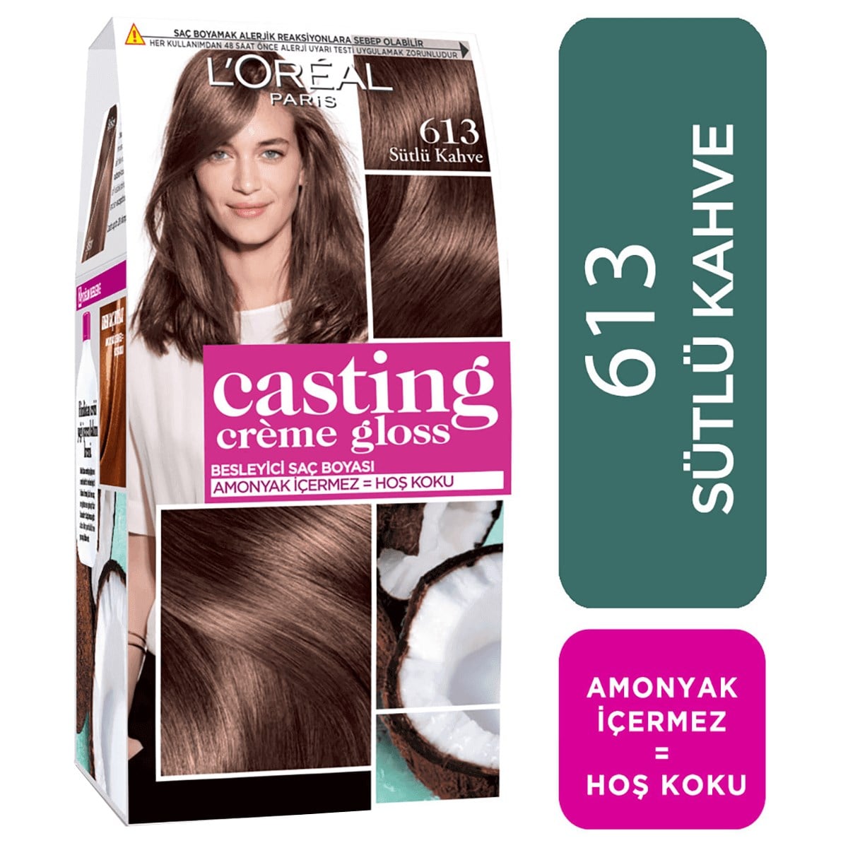 Creme Gloss Saç Boyası Sütlü Kahve No: 613