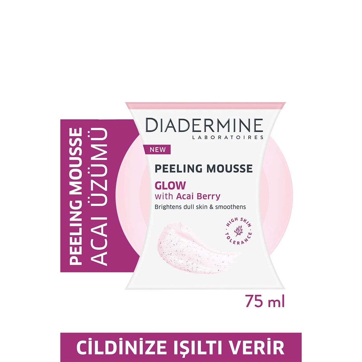 Diadermine Acai Üzümlü Işıltı Veren Peeling Mousse 75 ml