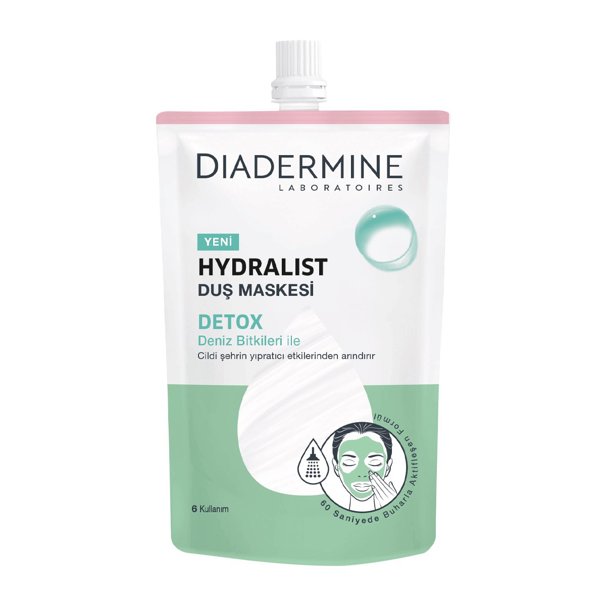 Diadermine Hydralist Duşta Maske Detox 50 ml