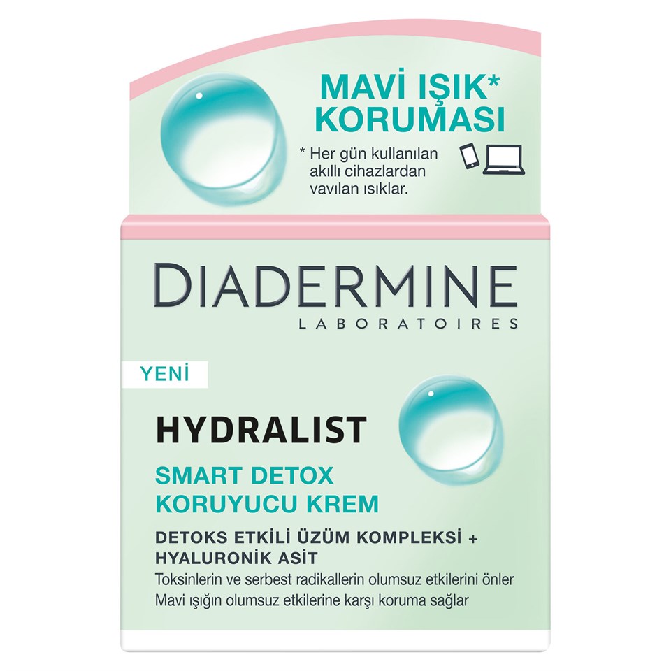 Diadermine Hydralist Koruyucu Krem Smart Detoks 50Ml