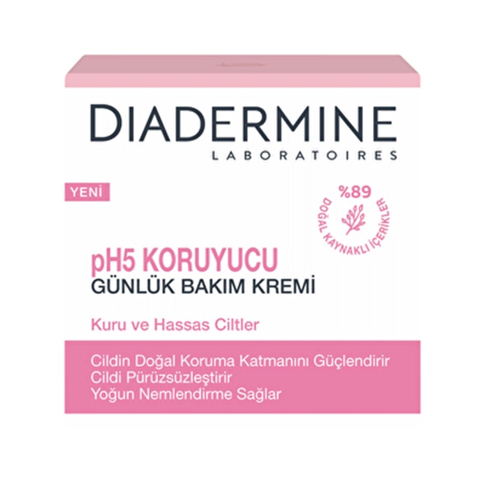 Diadermine Kuru ve Hassas Ciltler İçin Nemlendirici 50 ml