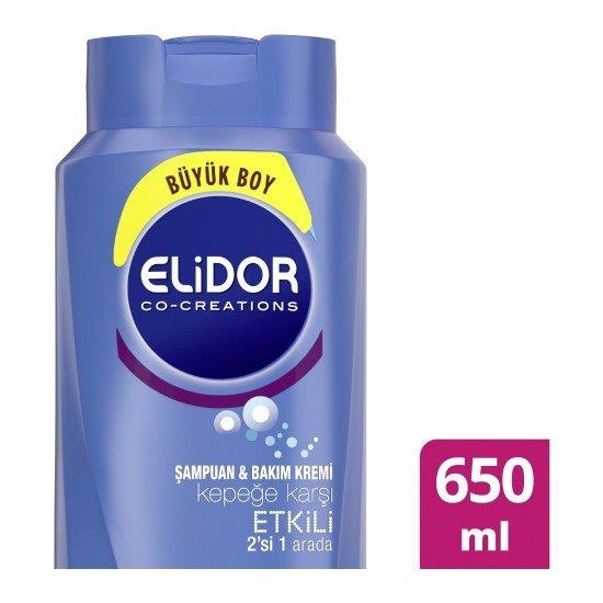 Elidor Kepeğe Karşı Etkili 2si 1 Arada Saç Bakım Şampuanı 650 ml