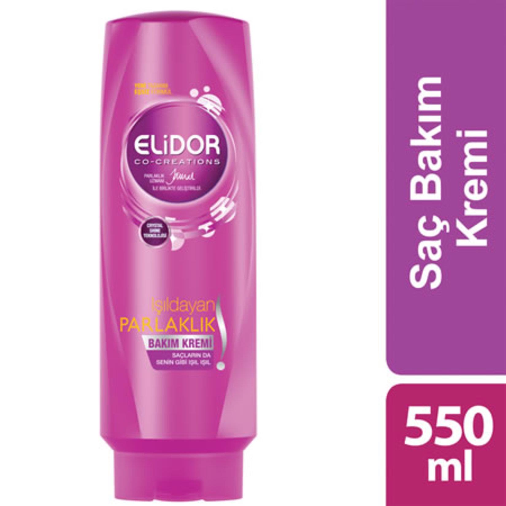 Elidor Saç Bakım Kremi Işıldayan Parlaklık 550 Ml