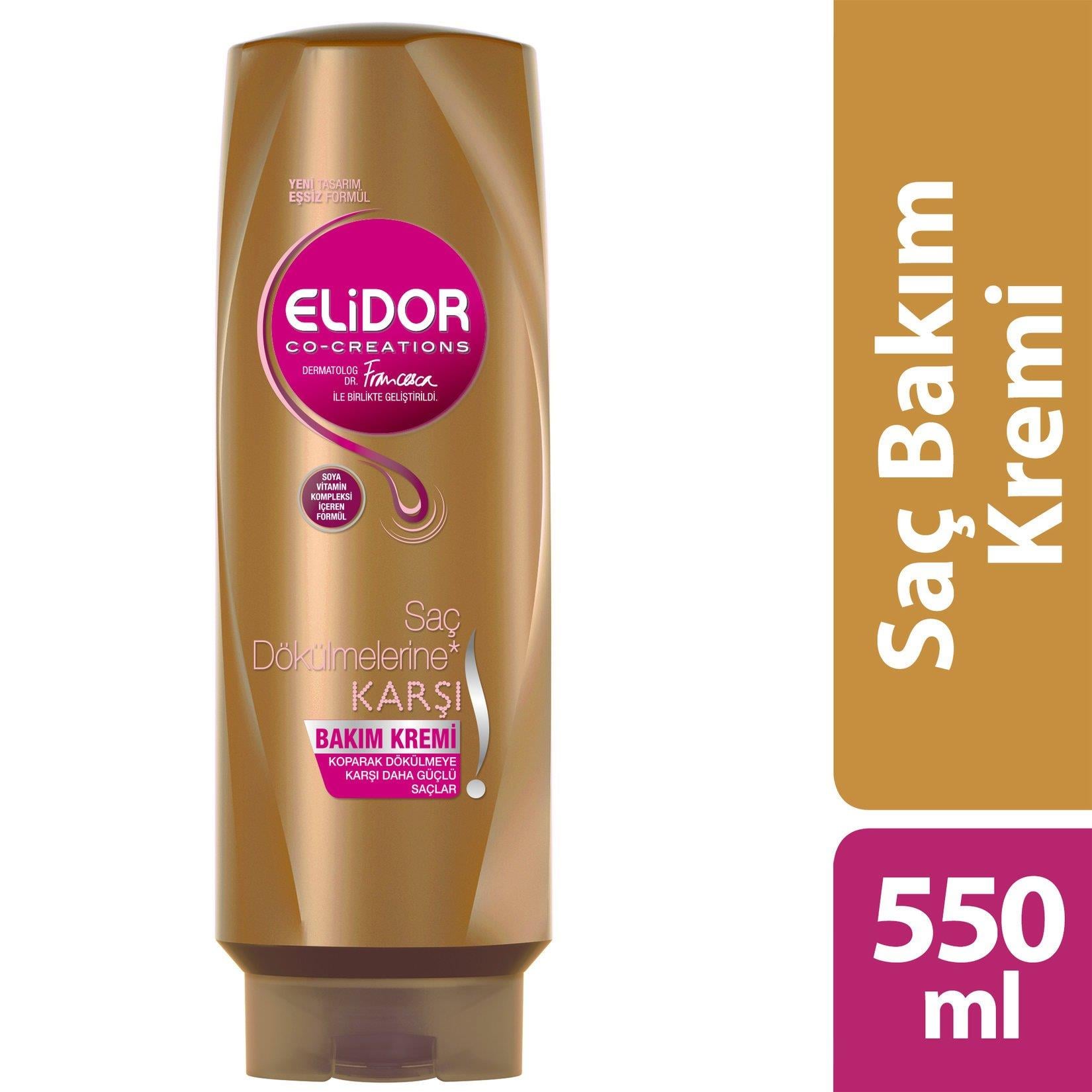 Elidor Saç Dökülmesine Çözüm Saç Kremi 550 ml