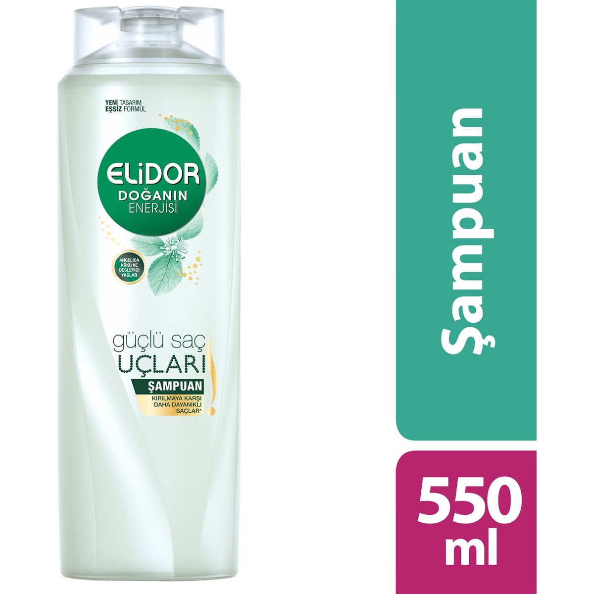 Elidor Şampuan Güçlü Saç Uçları 550 ml