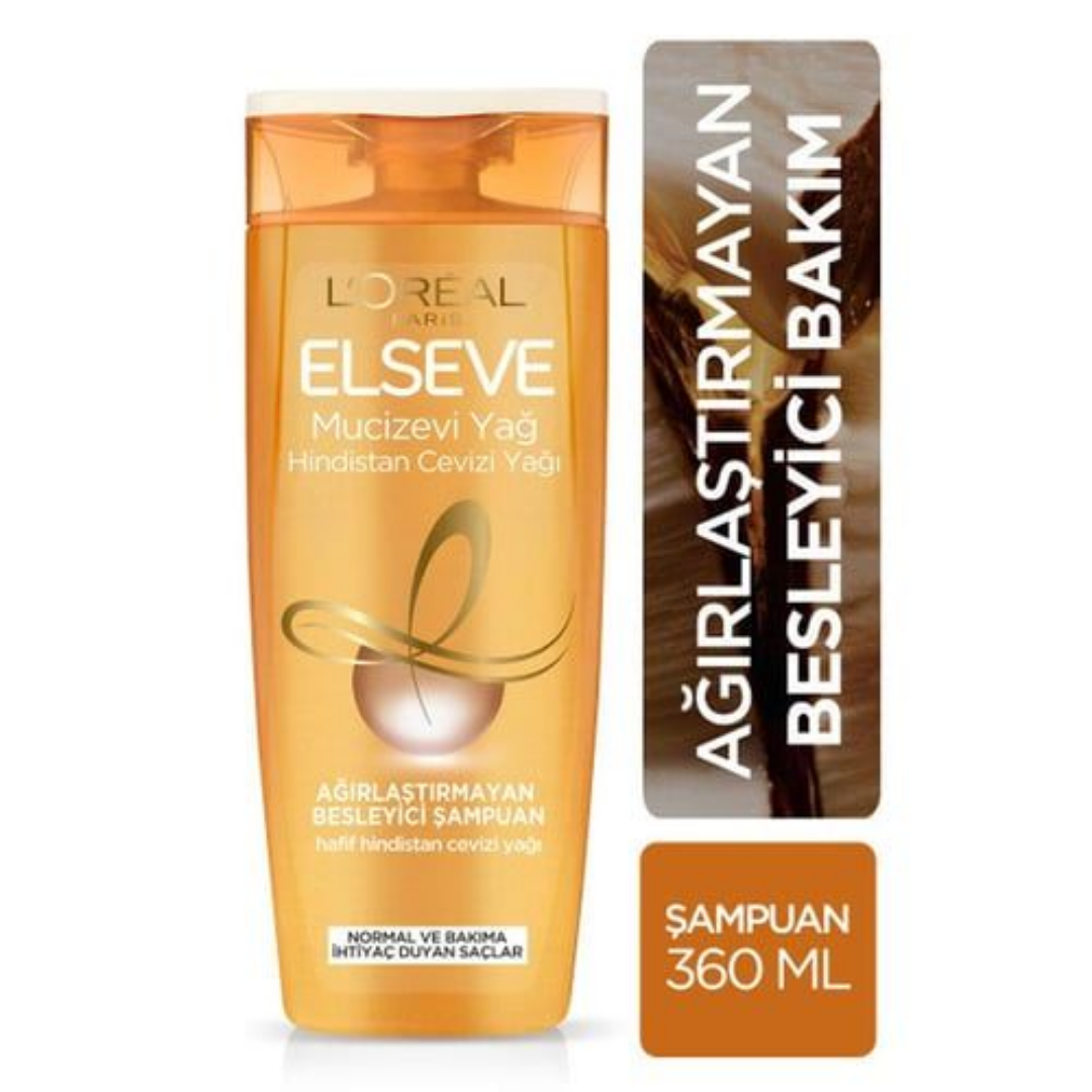 Elseve Mucizevi Hindistan Cevizi Yağı Şampuan 360ml