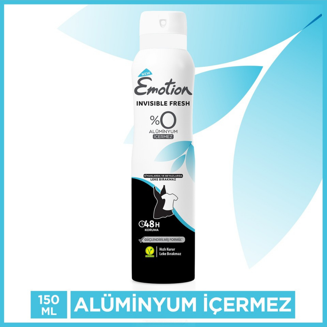 Emotion Black and White Clean Kadın Deodorant 150 ml