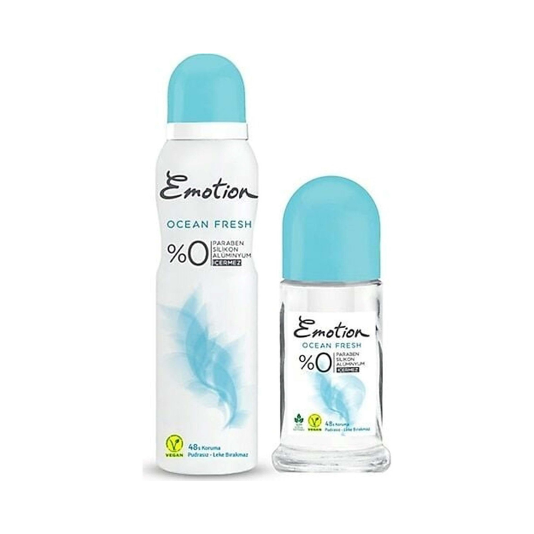 Emotion Ocean Fresh Deodrant 150ml + Ocean Fresh Roll on 50ml